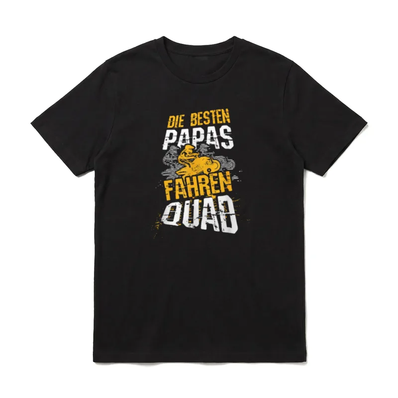 Die besten Papas fahren T-Shirt – Klassisches T-Shirt in Schwarz