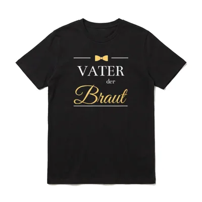 Vater der Braut Mann T-Shirt – Klassisches T-Shirt in Schwarz