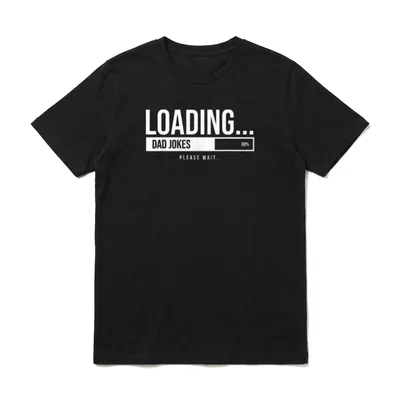 Lade Dad Jokes Papa T-Shirt – Klassisches T-Shirt in Schwarz