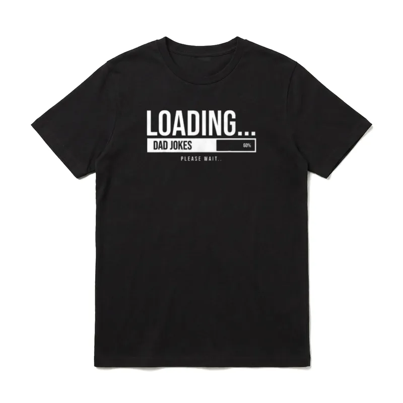 Lade Dad Jokes Papa T-Shirt – Klassisches T-Shirt in Schwarz