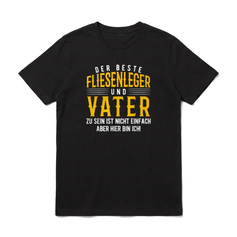 Fliesenleger Fliesen Vater Papa T-Shirt – Klassisches T-Shirt in Schwarz