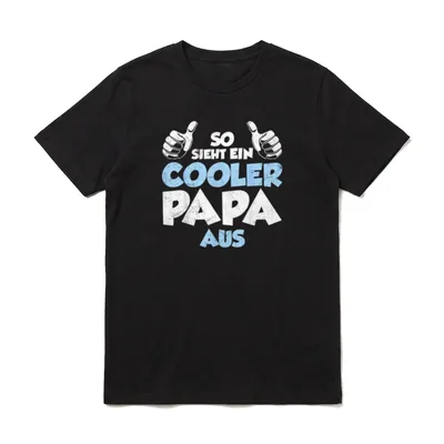So sieht ein richtig T-Shirt – Klassisches T-Shirt in Schwarz