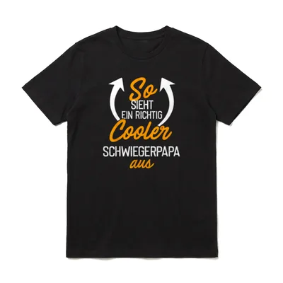 So sieht ein richtig T-Shirt – Klassisches T-Shirt in Schwarz