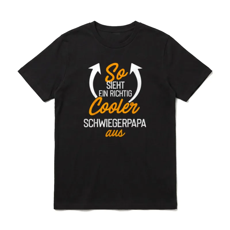 So sieht ein richtig T-Shirt – Klassisches T-Shirt in Schwarz