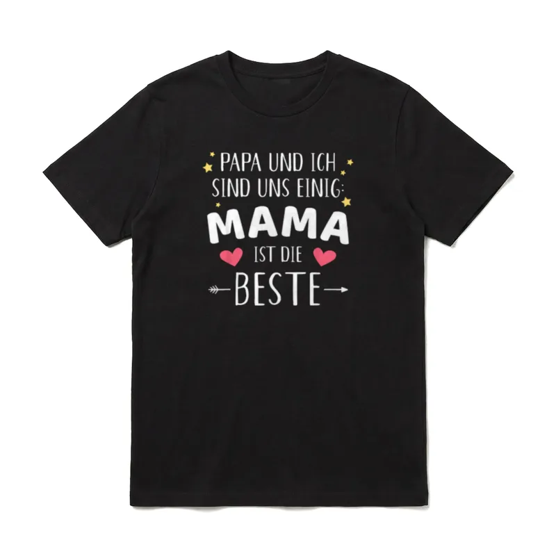 Papa und ich sind Papa Sprüche & Geschenke T-Shirt – Klassisches T-Shirt in Schwarz