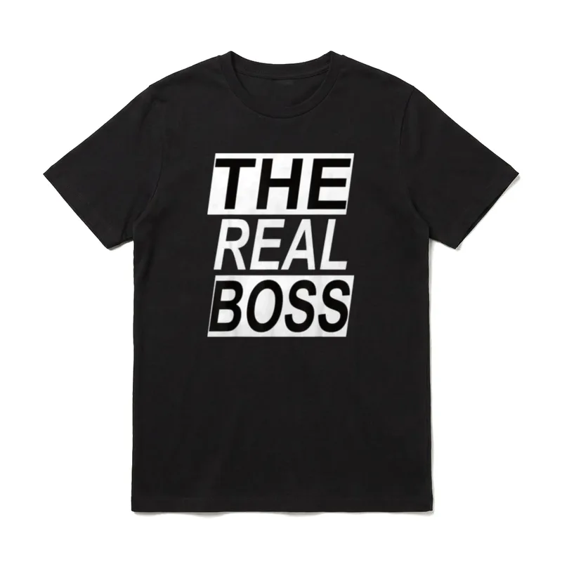 The real Boss Partnershirt T-Shirt – Klassisches T-Shirt in Schwarz