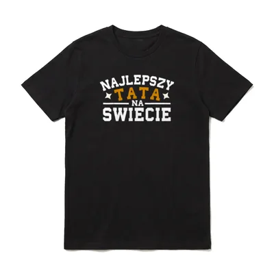 Polnischer Spruch Vater Polska T-Shirt – Klassisches T-Shirt in Schwarz