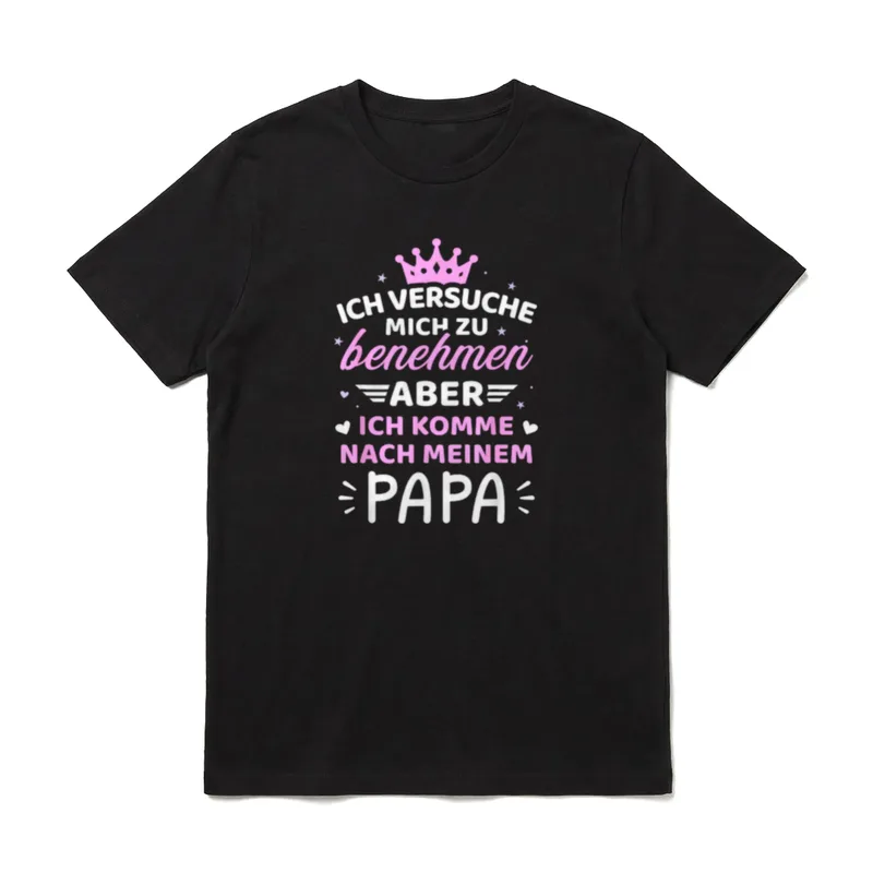 Baby Kind versuche T-Shirt – Klassisches T-Shirt in Schwarz