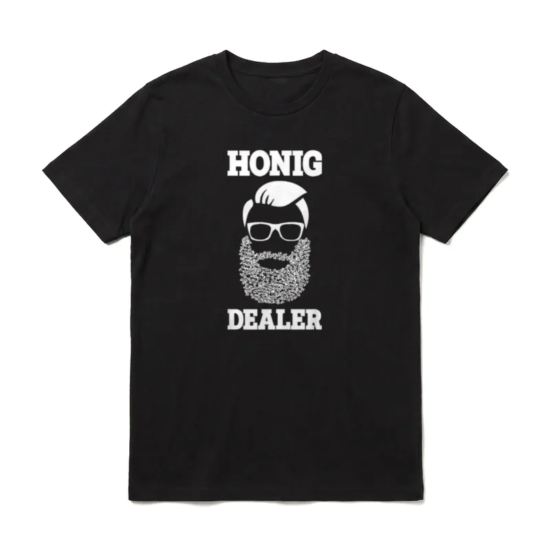 Honig Dealer Bart Lustig T-Shirt – Klassisches T-Shirt in Schwarz