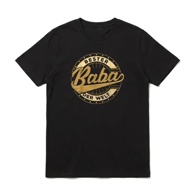 Bester Baba Der Welt T-Shirt – Klassisches T-Shirt in Schwarz