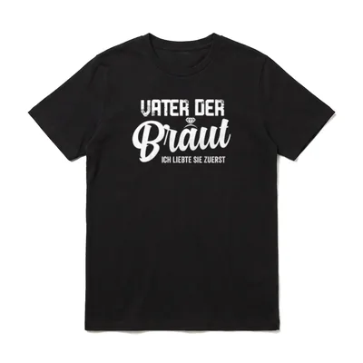 Vater Der Braut Verlobung T-Shirt – Klassisches T-Shirt in Schwarz
