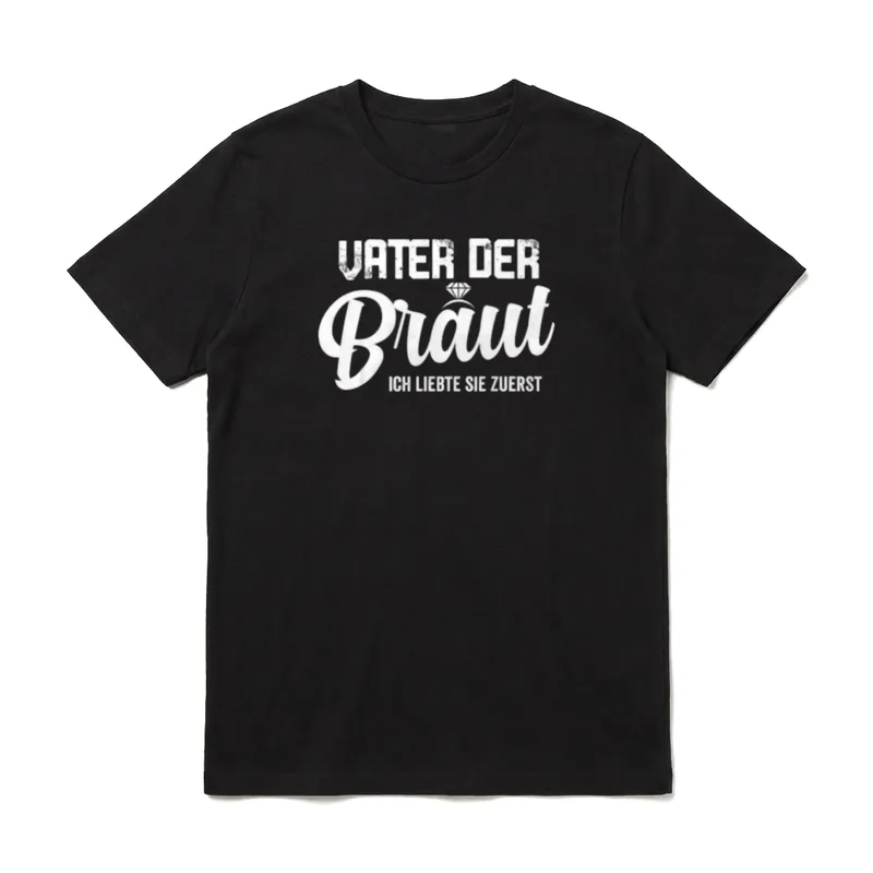 Vater Der Braut Verlobung T-Shirt – Klassisches T-Shirt in Schwarz