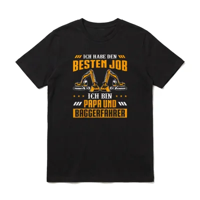 Cooles Bagger Fahrer Ich T-Shirt – Klassisches T-Shirt in Schwarz