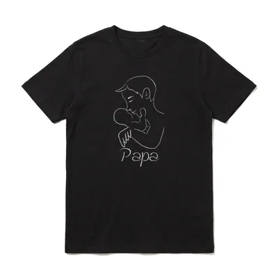 Sternenkind Sternenpapa Sterneneltern Kinderwunsch T-Shirt – Klassisches T-Shirt in Schwarz