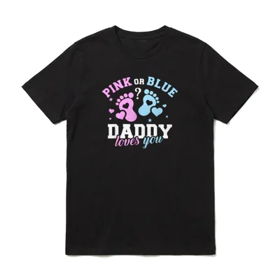 Gender Reveal Papa Vater T-Shirt – Klassisches T-Shirt in Schwarz