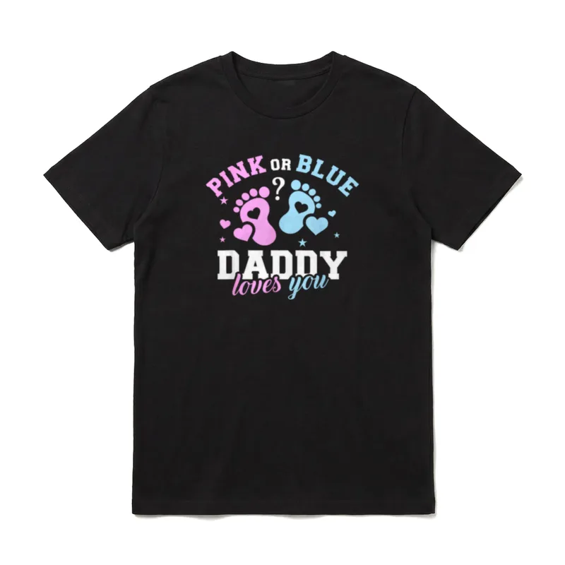 Gender Reveal Papa Vater T-Shirt – Klassisches T-Shirt in Schwarz