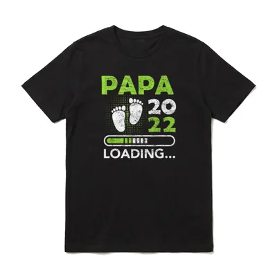 Papa für werdende Papa T-Shirt – Klassisches T-Shirt in Schwarz