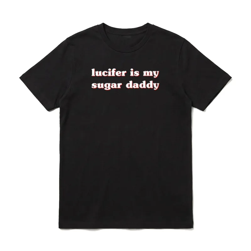 Lucifer Sugar Daddy Lustiges T-Shirt – Klassisches T-Shirt in Schwarz