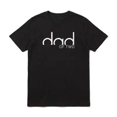 Vater von Zwei Kindern T-Shirt – Klassisches T-Shirt in Schwarz