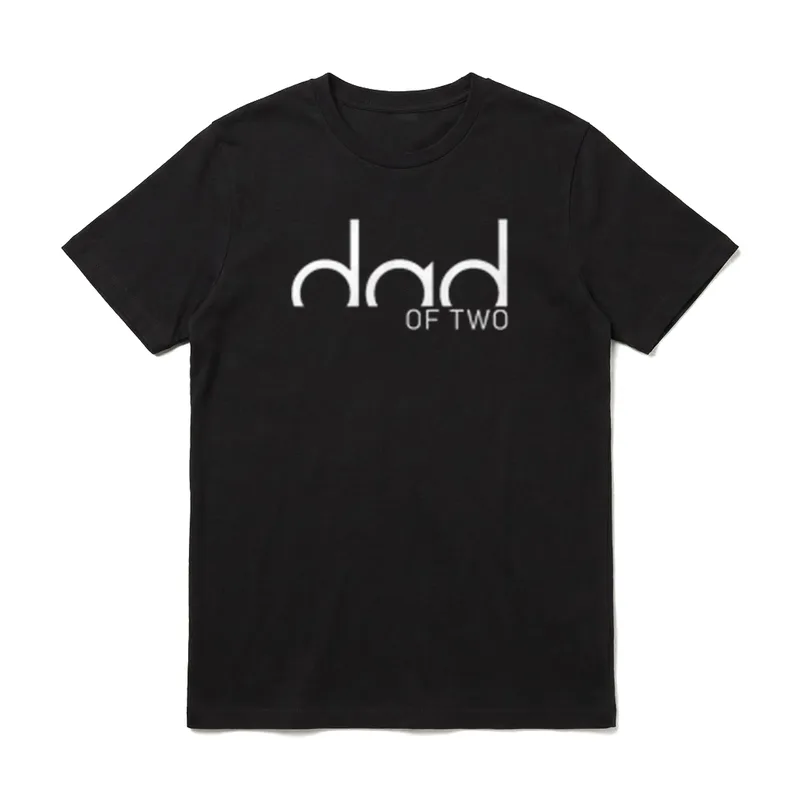 Vater von Zwei Kindern T-Shirt – Klassisches T-Shirt in Schwarz