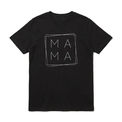 Mama Familien Outfit Mutter T-Shirt – Klassisches T-Shirt in Schwarz