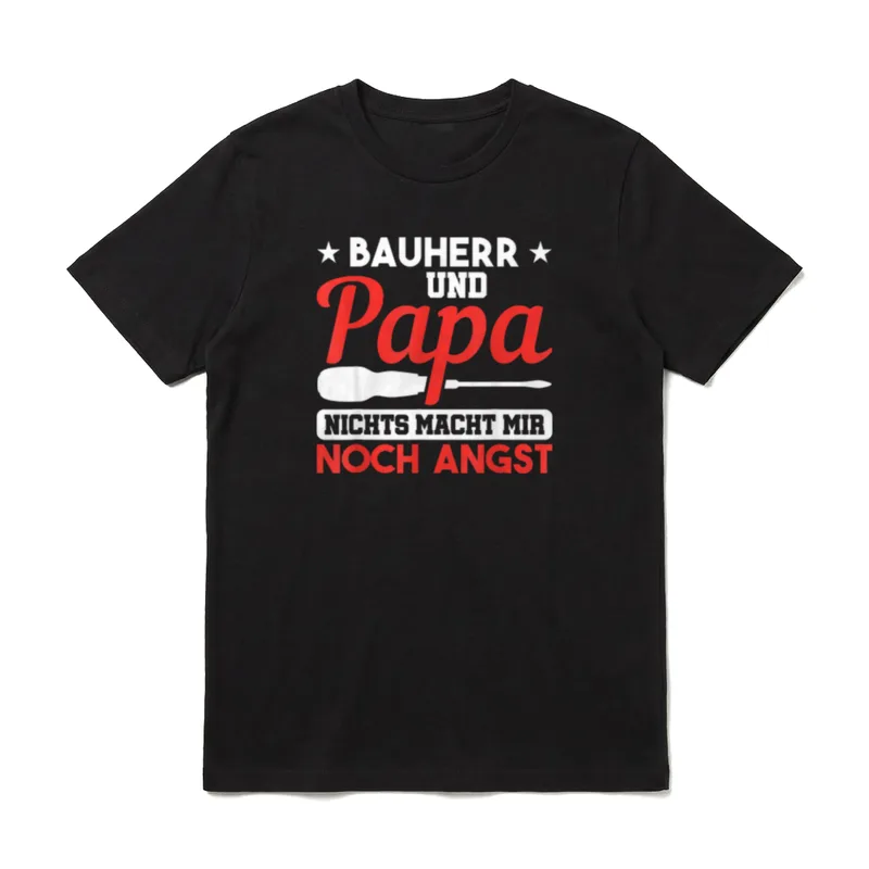 Bauherren Hausbau Papa Keine T-Shirt – Klassisches T-Shirt in Schwarz