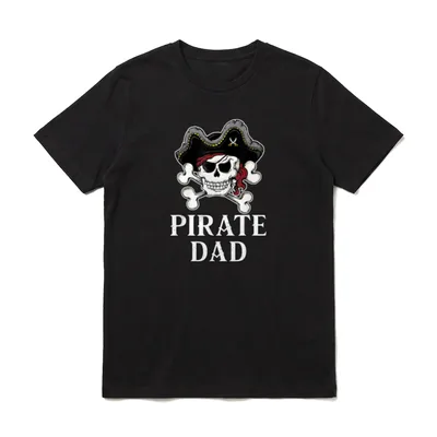 Piratenvater Pirate Dad Halloween T-Shirt – Klassisches T-Shirt in Schwarz