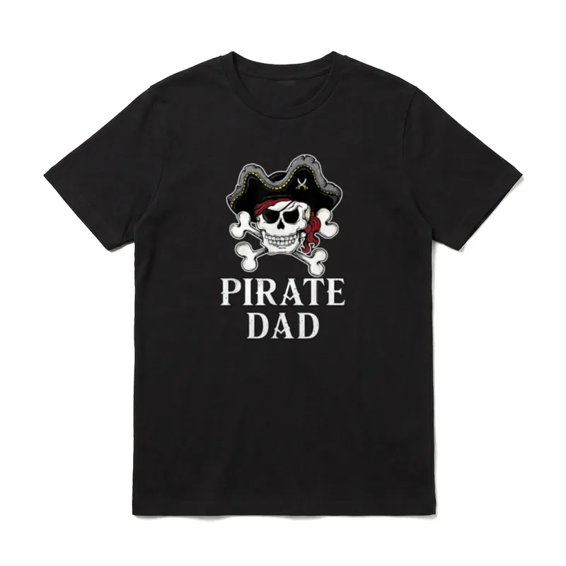 Piratenvater Pirate Dad Halloween T-Shirt – Klassisches T-Shirt in Schwarz