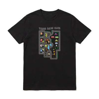 Tired Dads Club Mat T-Shirt – Klassisches T-Shirt in Schwarz