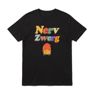 Lustiges Nervzwerg Zwerg Nervensäge Vater T-Shirt – Klassisches T-Shirt in Schwarz