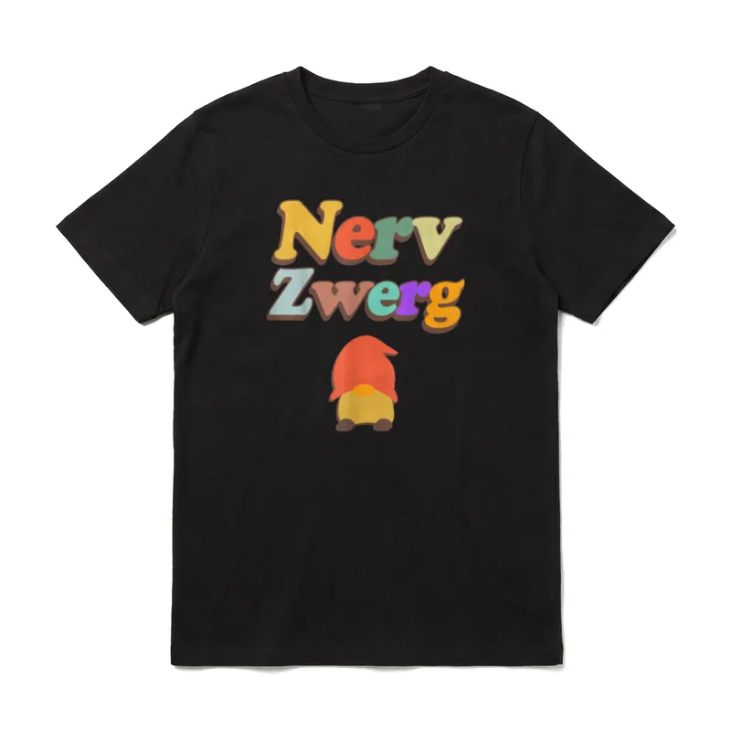 Lustiges Nervzwerg Zwerg Nervensäge Vater T-Shirt – Klassisches T-Shirt in Schwarz