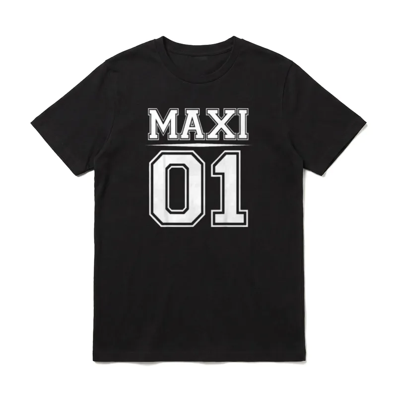 MAXI 01 Familien Outfit T-Shirt – Klassisches T-Shirt in Schwarz