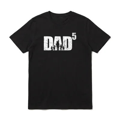 Dad hoch 5 stolzer Papa Sprüche & Geschenke T-Shirt – Klassisches T-Shirt in Schwarz