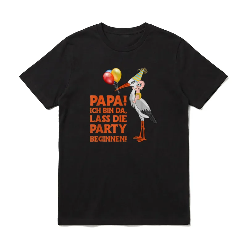 Papa Ich bin das lass T-Shirt – Klassisches T-Shirt in Schwarz