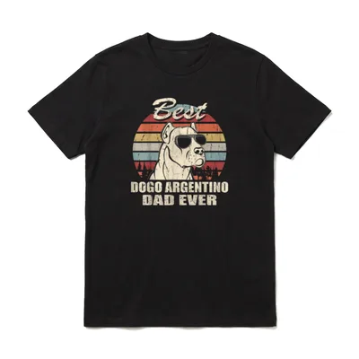 Best Dogo Argentino Dad T-Shirt – Klassisches T-Shirt in Schwarz