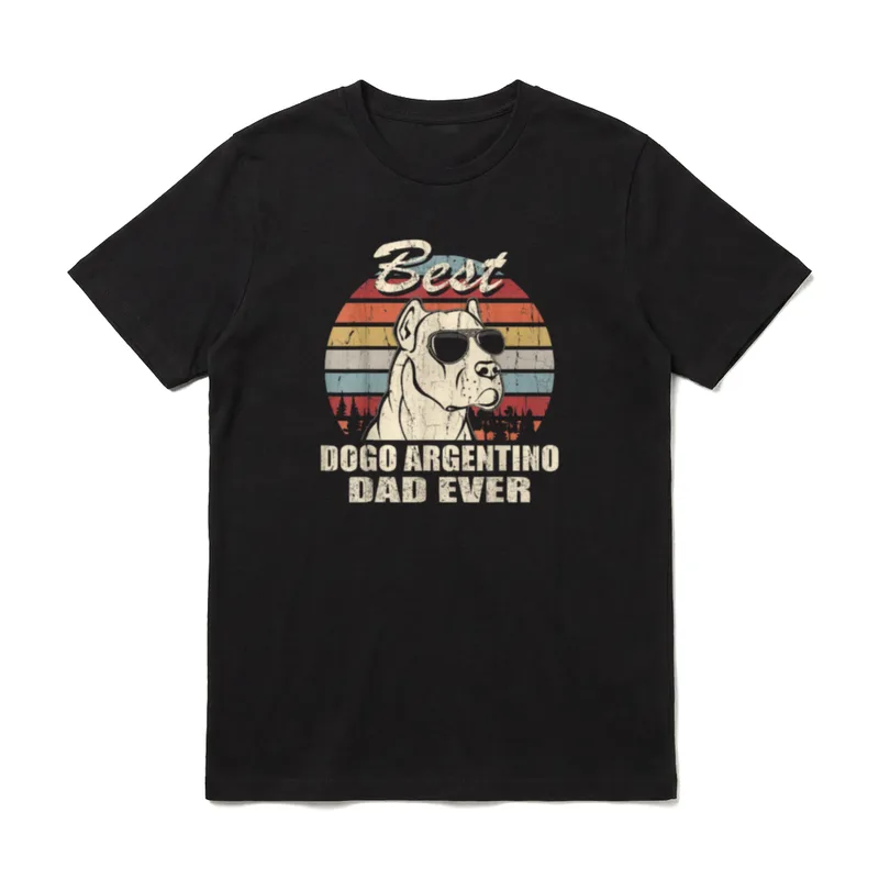 Best Dogo Argentino Dad T-Shirt – Klassisches T-Shirt in Schwarz