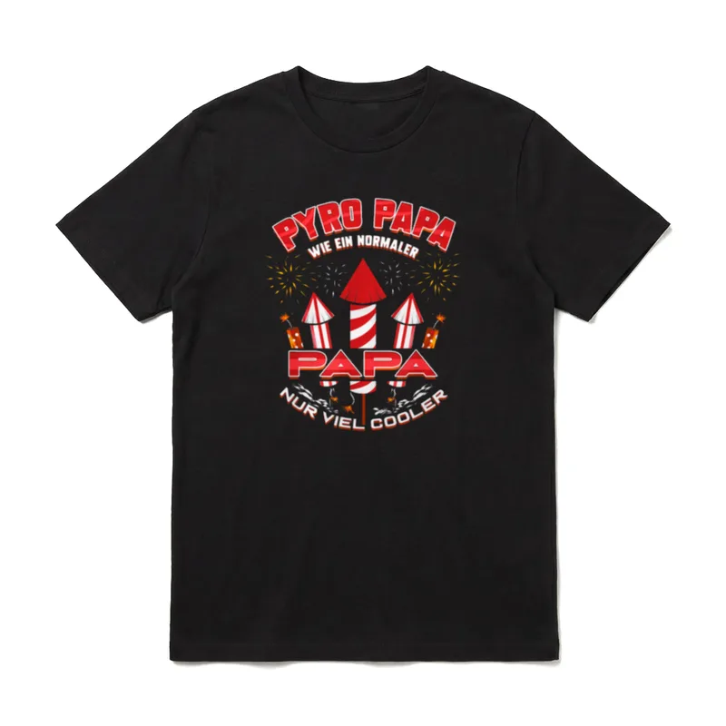 Pyrotechniker Feuerwerk Papa Böller T-Shirt – Klassisches T-Shirt in Schwarz