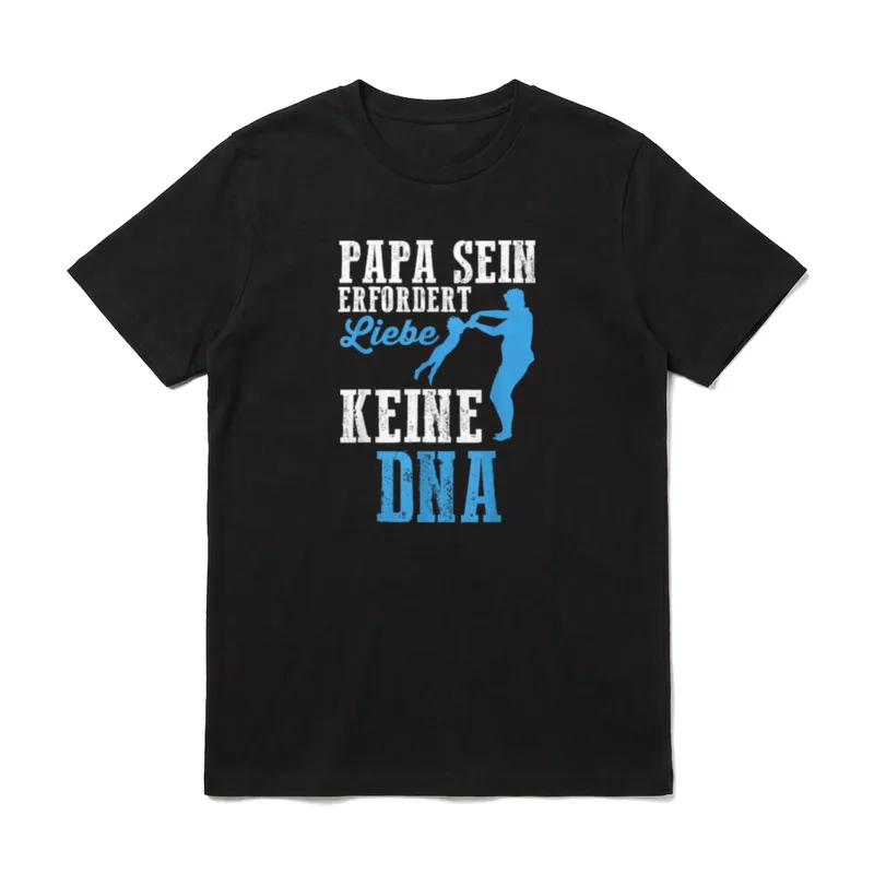 Papa sein erforder Liebe T-Shirt – Klassisches T-Shirt in Schwarz