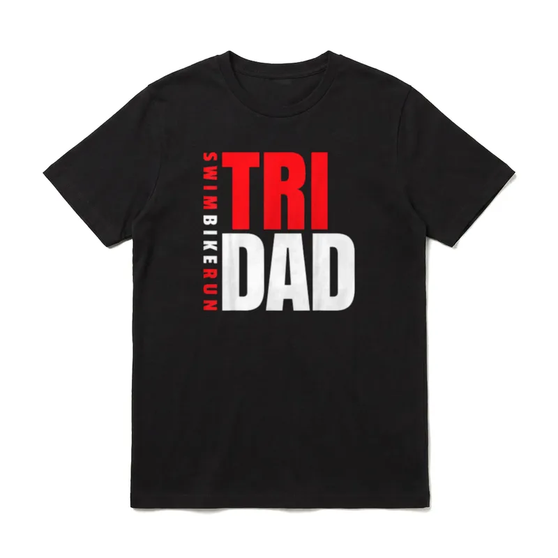 Triathlon Dad I Vater T-Shirt – Klassisches T-Shirt in Schwarz