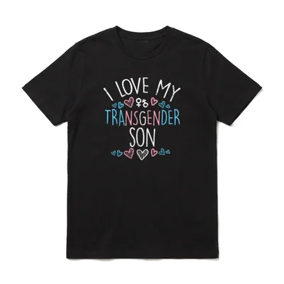 I Love My Transgender T-Shirt – Klassisches T-Shirt in Schwarz
