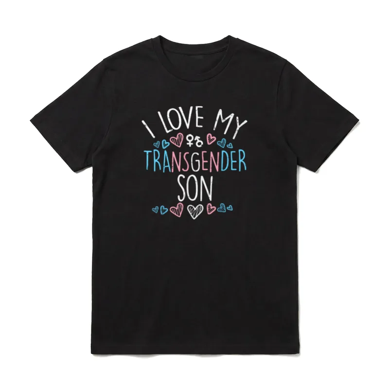 I Love My Transgender T-Shirt – Klassisches T-Shirt in Schwarz