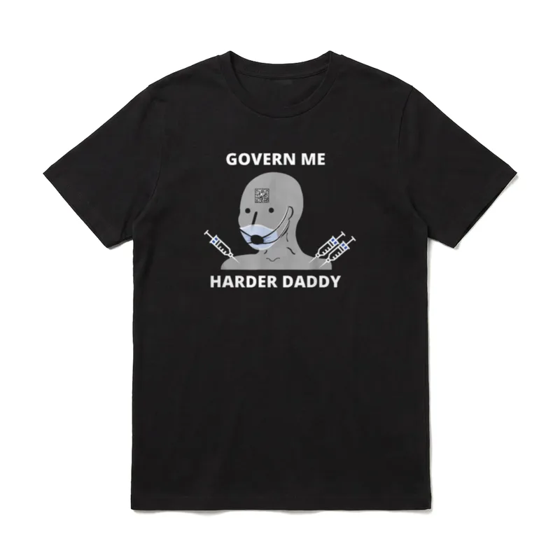 Regiere mich Harder Daddy T-Shirt – Klassisches T-Shirt in Schwarz