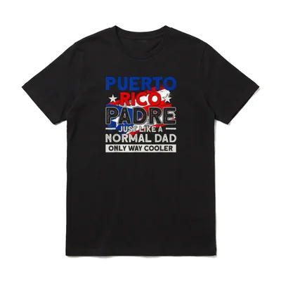 Puerto Rico Padre Wie T-Shirt – Klassisches T-Shirt in Schwarz