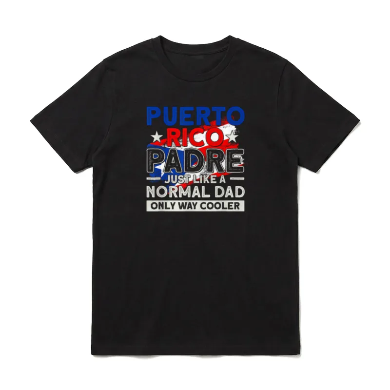 Puerto Rico Padre Wie T-Shirt – Klassisches T-Shirt in Schwarz