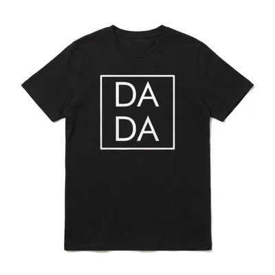 Dada Modern Boxed Square T-Shirt – Klassisches T-Shirt in Schwarz