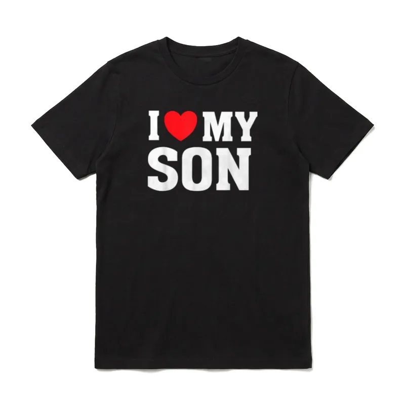 I Heart Love My T-Shirt – Klassisches T-Shirt in Schwarz