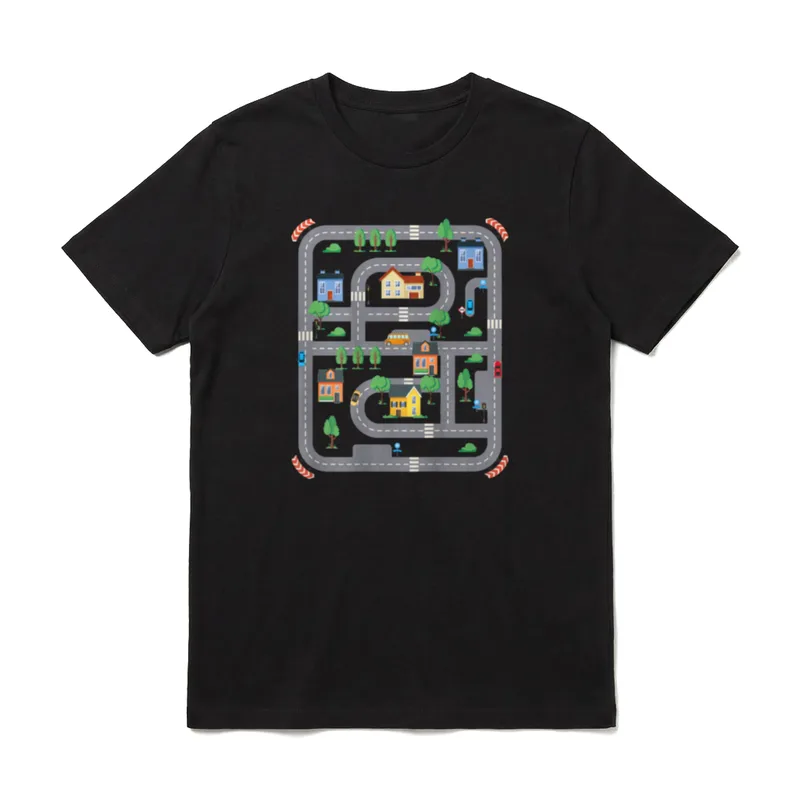 Coole Playmat Race Car T-Shirt – Klassisches T-Shirt in Schwarz