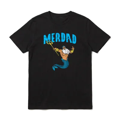 Merdad Neptune Mermaid Security T-Shirt – Klassisches T-Shirt in Schwarz