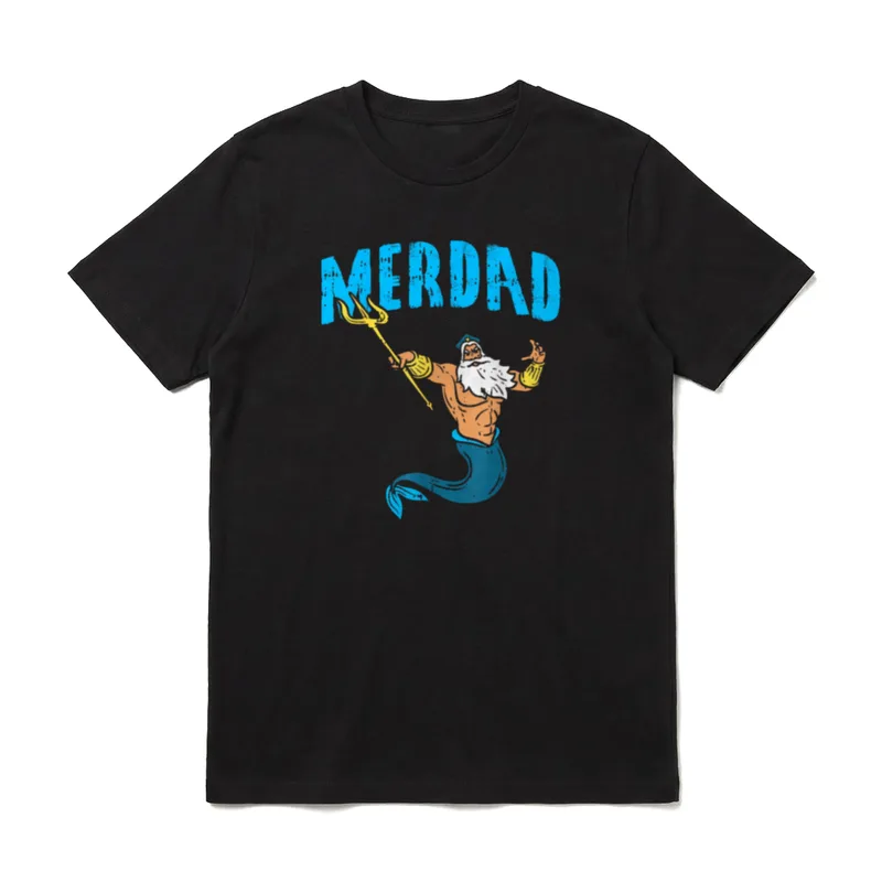 Merdad Neptune Mermaid Security T-Shirt – Klassisches T-Shirt in Schwarz