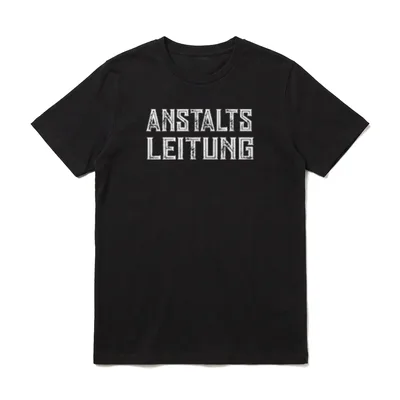Anstaltsleitung Chefin Eltern Vater T-Shirt – Klassisches T-Shirt in Schwarz